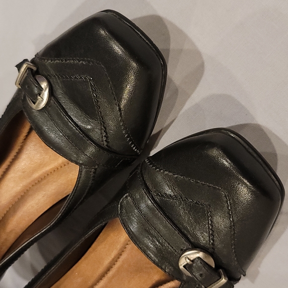 Naturalizer black leather kitten heel pumps - Picture 6 of 16